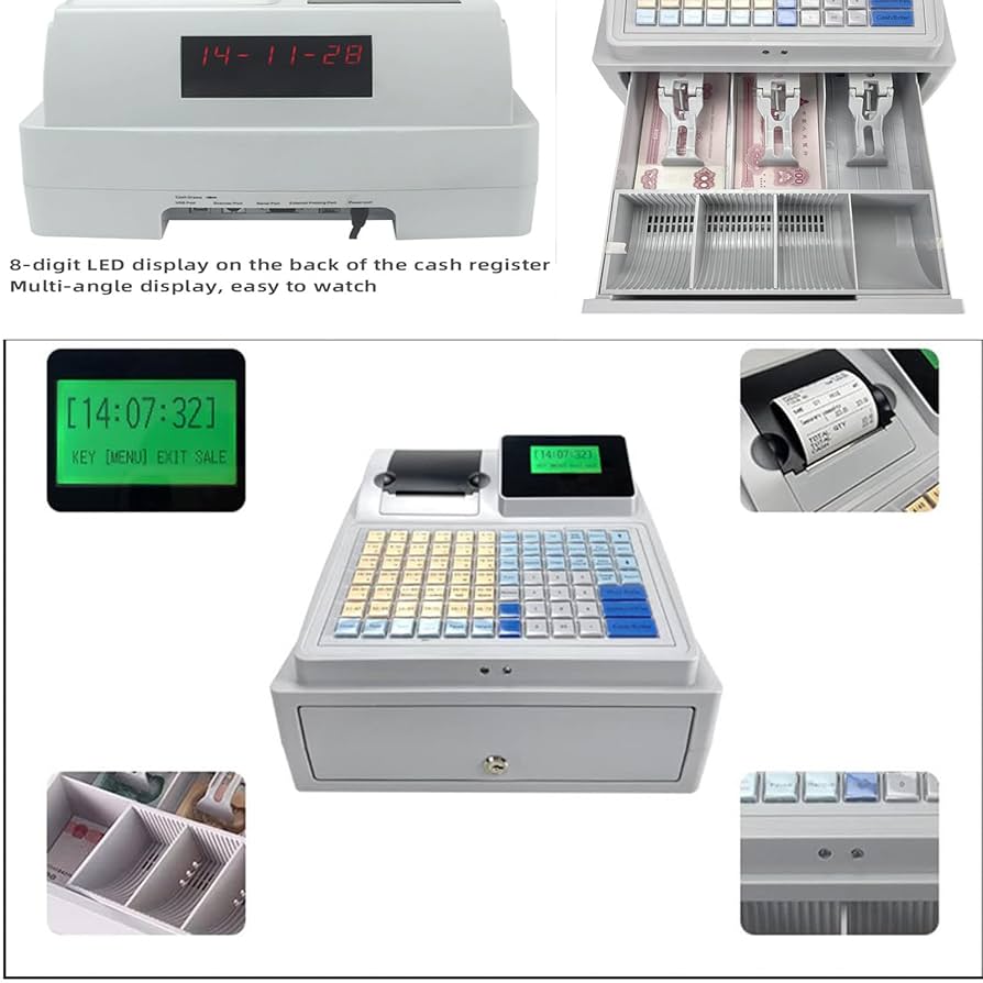 Amazon.co.jp: レジ電子 pos システム レジ フラット キーボード